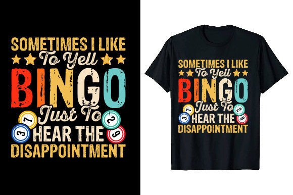 Download Casino Vintage Bingo T-shirt Design - Design Collection