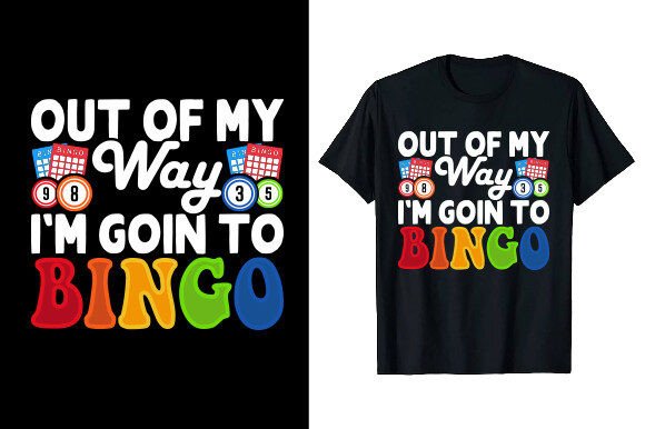 Download Casino Vintage Bingo T-shirt Design - Design Collection