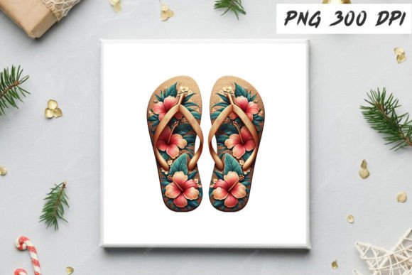 Download Summer Flip Flop Sandal Clipart Design - Design Collection