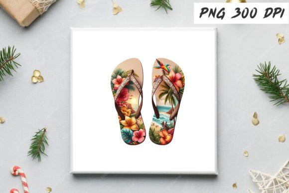 Download Summer Flip Flop Sandal Clipart Design - Design Collection