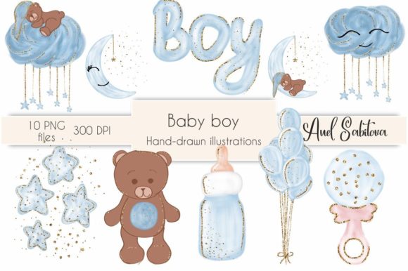 Download Boy Baby Clip Art Sublimation Designs - Design Collection