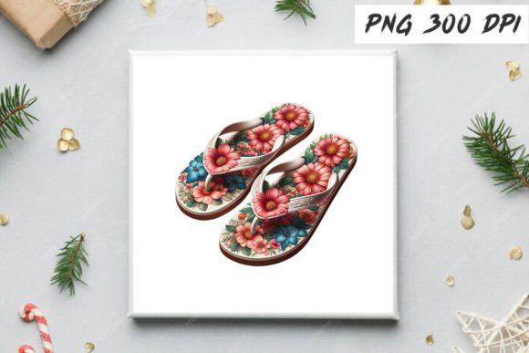 Download Summer Flip Flop Sandal Clipart Design - Design Collection