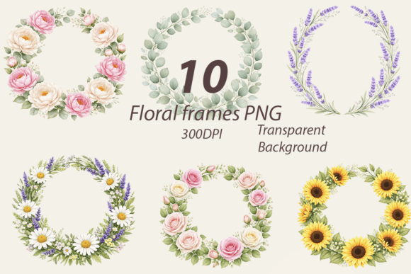 Download Botanical Frame PNG Bundle - Botanical frame png Collection