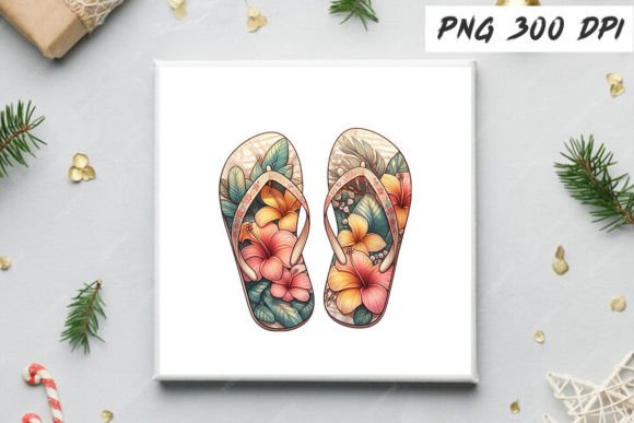 Download Summer Flip Flop Sandal Clipart Design - Design Collection