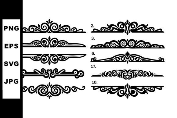 Download Decorative Ornamental Border Design Elem - Premium Resources
