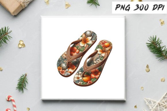 Download Summer Flip Flop Sandal Clipart Design - Design Collection