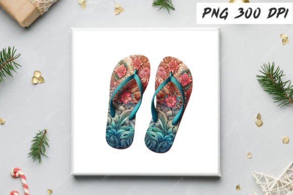 Download Summer Flip Flop Sandal Clipart Design - Design Collection