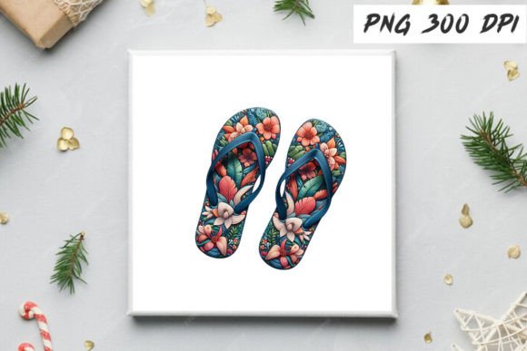 Download Summer Flip Flop Sandal Clipart Design - Design Collection