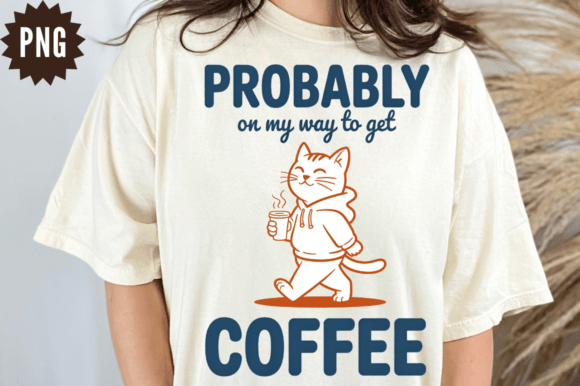 Download Funny Coffee Cat PNG Sublimation Design - Design Collection