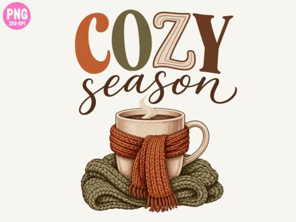 Download Fall Coffee Png, Cozy Autumn Design - Design Collection